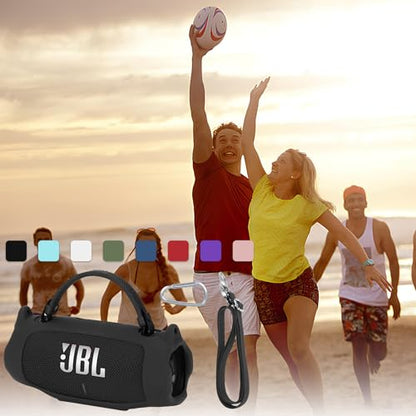 Silicone Cover Compatible with JBL Charge 6 Waterproof Speaker | Flexible Silicone Cover,Smooth Touch, Simple Removal,Portable Fit,Pink Case - color: Pink, size: Silicone Cover