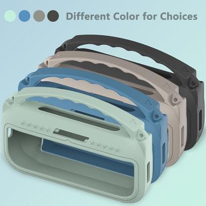 JCHPINE Silicone Cover Case for Bose SoundLink Flex Speaker 2nd Gen | Accessories Compatible with Bose SoundLink Flex 2, Protective Case with Shoulder Strap (Alphine Sage) - color: Alphine Sage