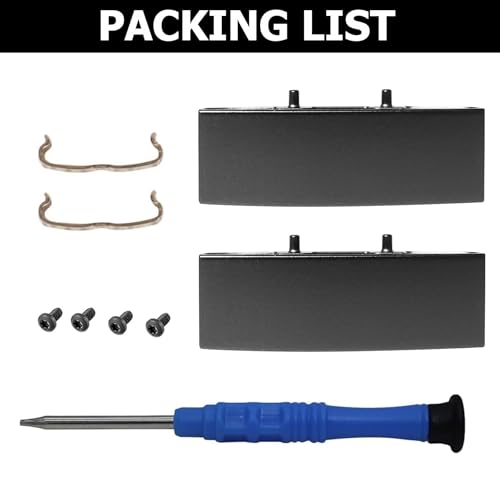Studio Pro Hinge Replacement and Repair Kit Compatible with Beats Studio Pro (A2924) / Studio3 (A1914) Wireless Headphones – Durable Metal Folding Hinge Clip Cover Pin Set(Black) - color: Black