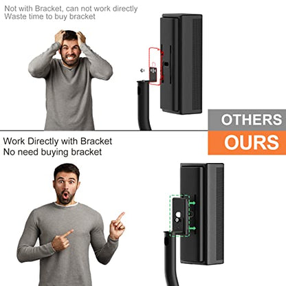 Adjustable Stand for Bose Speaker Stands with Slideconnect Bracket, for UB-20, UB-20 II, WB-50 II, UFS-20 II, UTS-20 II, CM520, CineMate II, GS II, Speaker Floor Stands, Pack of 2