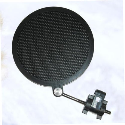 Small Microphone Double Layer Iron Mesh Pop Filter Shield
