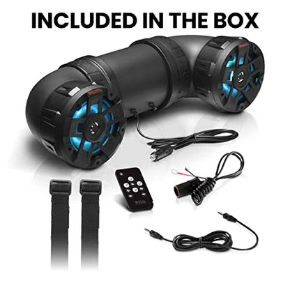 BOSS Audio Systems ATV65BRGB ATV Sound System, Amp and 6.5 Inch Speakers - style: 6.5" Speakers, RGB