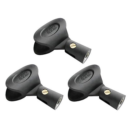 Audio2000'S AMC4181 Three-Pack Wireless Microphone Holders Clips (Total 3 Microphone Holders Clips)