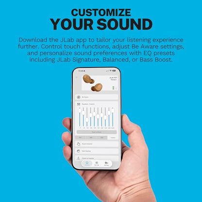 JLab Go Air Pop+ Tones True Wireless Earbuds, in Ear Headphones, Bluetooth Earphones, 35H Playtime Ear Buds, Bluetooth Earbuds with Microphone, USB-C Charging Case, Dual Connect, EQ3 Sound, (155 N) - color: G-155 N, style: Tones+