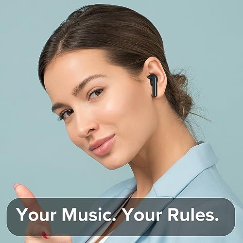 Coby True Wireless Earbuds with LCD Battery Readout Charging Case, Mini Bluetooth in-Ear Headphones with Built-in Mic, Lightweight Design, Noise-Isolating and Secure Fit, 10-Hour Playtime, Black - color: Black