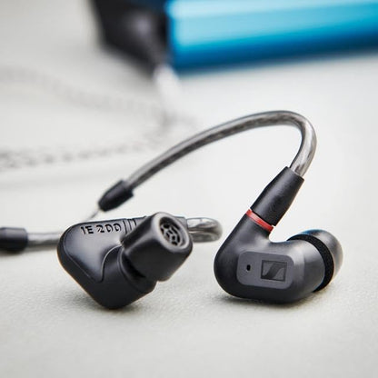 Sennheiser IE 200 in-Ear Wired Audiophile Headphones, Flexible Ear Hooks
