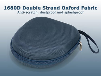Ginsco Universal Headphone Case Compatible with JBL Tune 510BT 720BT, Sony WH-CH 720N/WH-CH520, with Sony/JBL/Soundcore Q20 Q30/BERIBES/TOZO/KVIDIO etc Wireless Headphones Navy Blue - color: Navy Blue