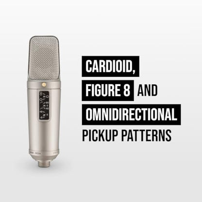 Rode NT2-A Studio Solution Microphone, Silver, Wired, Singing