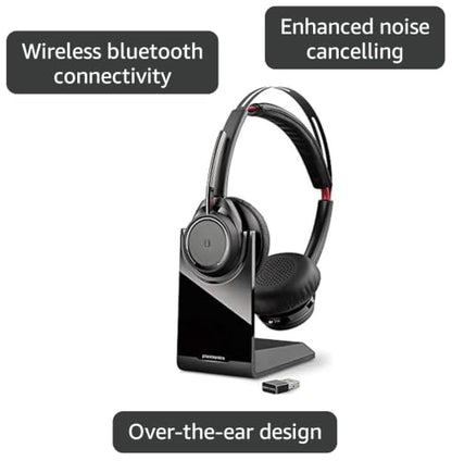 PLANTRONICS 202652-01 - Plantronics Voyager Focus UC B825 Headset - Stereo - Wireless - (Renewed)