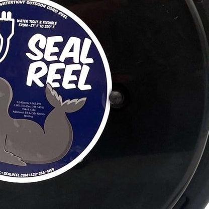 50ft. 12/3 SJEOOW Cable, Outdoor/Watertight, Retractable Cord Reel – Watertight, 20A Breaker, Retractable to 30°F, Includes 2 Mounting Brackets, 180° Swivel Mount.