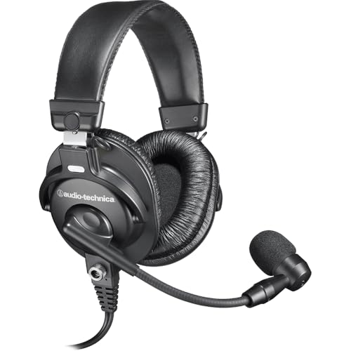 Audio-Technica BPHS1 Broadcast Stereo Headset with Dynamic Cardioid Boom Mic Bundle with 2 YR CPS Enhanced Protection Pack | Includes 2 YR CPS Enhanced Protection Pack. with Dynamic Cardioid Boom Mic