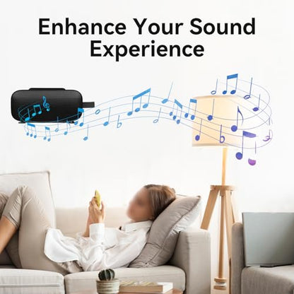 shinar Metal Wall Mount Compatible with Bose SoundLink Flex 1st & 2nd Gen | Bracket Accessory Stand Compatible with Soundlink Flex Integrated Cable Management White (Black) - color: Black