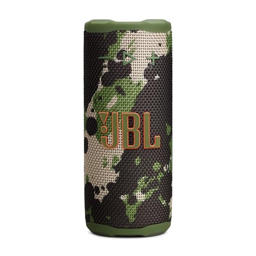 JBL Grip Portable Bluetooth Speaker, Waterproof, Ambient Light - Squad | Up to 14 Hr Playtime, AI Sound Boost, IP68 Waterproof And Dustproof, Drop-Proof, App Control, Ideal For Outdoor And Travel - color: Squad