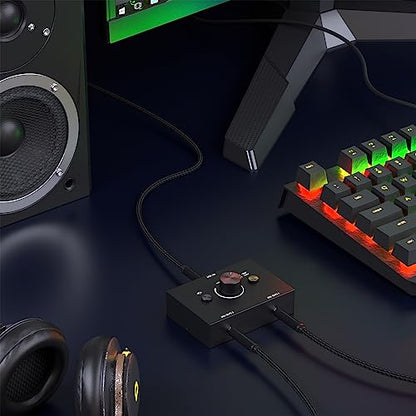 3.5mm Stereo Audio Switch Audio Switcher Passive Speaker Headphone Manual Selector Splitter Box Audio Sharing - size: 3.5mm Switch 2 Port