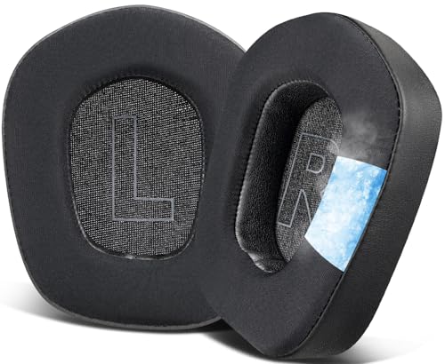SOULWIT Cooling Gel Earpads Replacement for Logitech G733/G535/G335 Lightspeed Wireless Gaming Headset, Ear Pads Cushions with Comfort Noise Isolation Foam - Black - color: Black