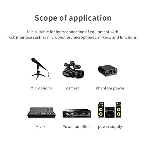 XLR to 3.5mm,10 FT Stereo Microphone Cable for Camcorders, DSLR Cameras, Computer Recording Device and More - size: 10 FT