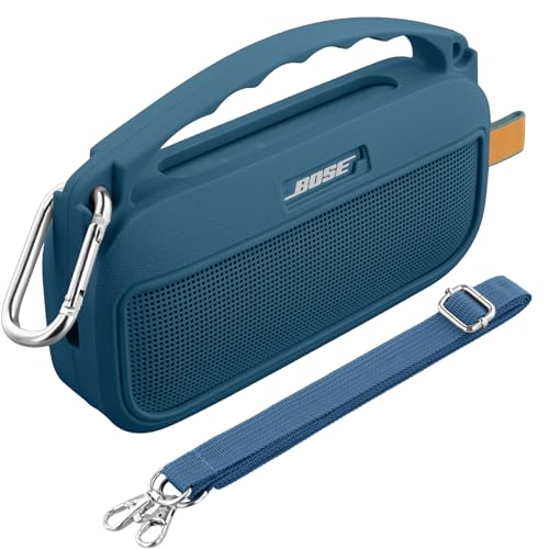Aenllosi Case for Bose SoundLink Flex Speaker 2nd Speaker, Twilight Blue | EVA Hard Shell, Drop Resistant Protection, Water Resistant Protection, Dust Proof Protection, Protective Case Only - color: Twilight Blue, style: Silicone Cover for Bose SoundLink