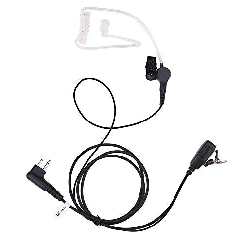 CLS1110 Earpiece,Compatible with Motorola RDM2070D CLS1110 CLS1410 CP185 CP200 CP200D RDU4100 2 Way Radio with Mic PTT Walkie Talkie Security Acoustic Tube Surveillance Headset