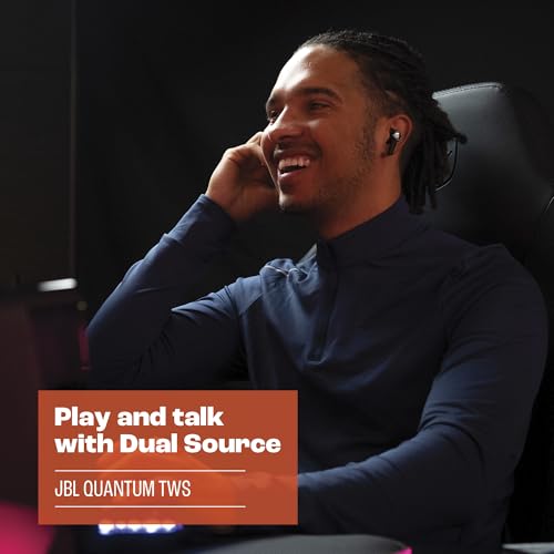 JBL Quantum TWS - True Wireless Noise Cancelling Gaming Earbuds (Black) - style: JBL Quantum TWS