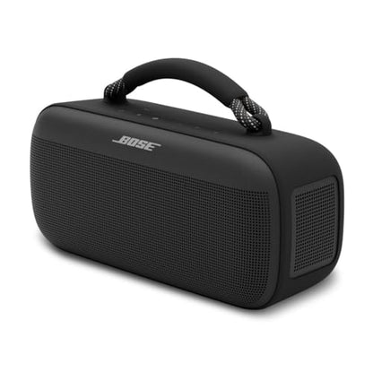 Bose SoundLink Max Bluetooth Speaker - Portable Wireless Party Speaker, IP67 Waterproof, Rope Handle, Up to 20 Hours of Playtime, USB-C, Built-in 3.5mm AUX Input, Black - color: Black