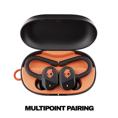 Skullcandy Push Play Active Wireless Earbuds - True Black/Orange - color: True Black/Orange