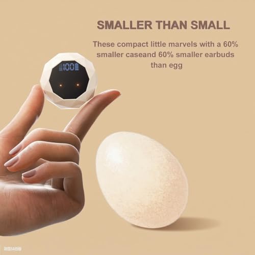 Xmenha Smallest Bluetooth Mini Small Invisible Earbuds Wireless Bluetooth Hidden for Work Micro Tiny Discreet Earbuds for Small Ears