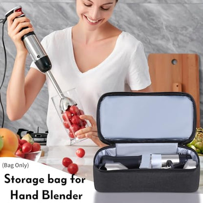 Hand Blender Storage Bag,Double-layer Hand Mixer Carrying Case for Kitchen