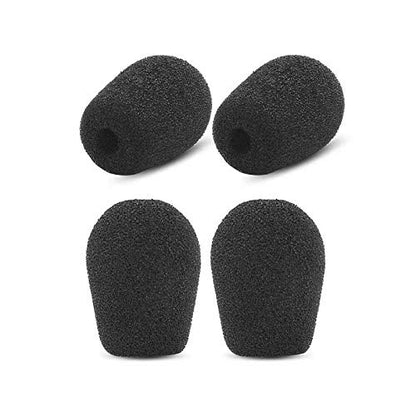Replacement Ear Pads for VXI Blueparrott B450-XT B450XT Headset | (Earpads + Microphone Foam)Cushions with Soft Protein Leather and Memory Foam, Noise Isolation Foam - Black