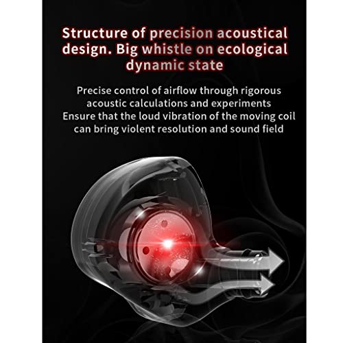 1 Piece Headset Headphones 3.5mm Earphone Earbud Braided Wired in Ear Noise Canceling Dynamic Stereo Deep Bass Remote Control Suitable for, Red - color: Red