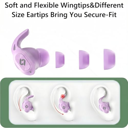 Wireless Earbuds Bluetooth Headphone Built in Mic Stereo Bass 64H Playback