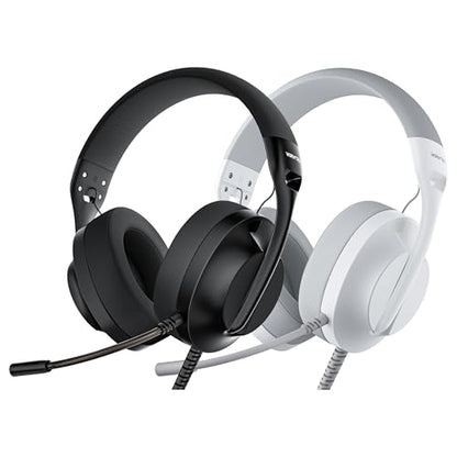 WIRWTRU S30 Gaming Headset with Microphone,Lightweight Design, 3.5mm Wired Gaming Headphones