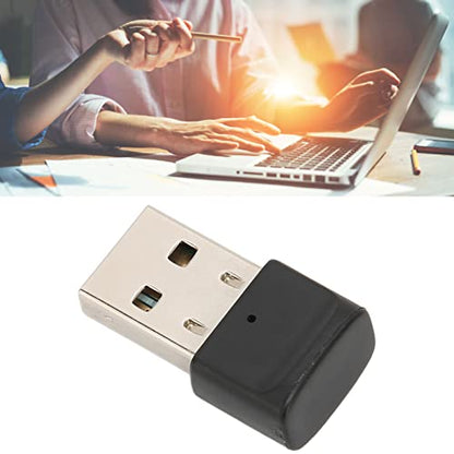 USB Bluetooth 5.0 Adapter, Music Transmitter, for Computer/TV/Projector/Headphones/Speakers, Plug and Play, Mini Compact Size, Anti Interference