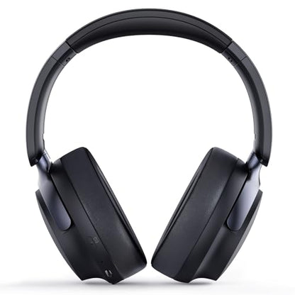 B8 Bluetooth Headphones Over Ear, 6 EQ Music Modes and 50H Playtime Deep Bass Wireless Headphones with Mic, Lightweight Folding HiFi Stereo Headset for iPad/Travel/Tablet/PC/Home Space Black - color: Space Black