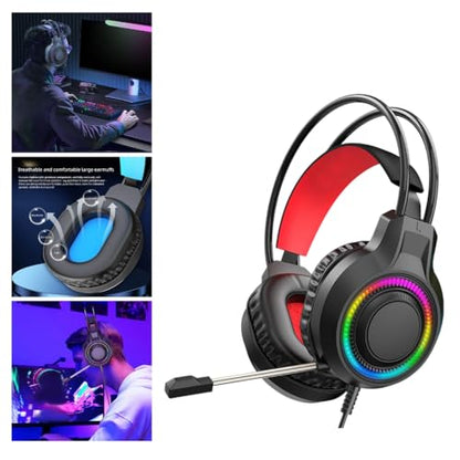 Comfort Over Ear Headphones Adaptives Headband Heavy Bass Enhanceds Sound Quality