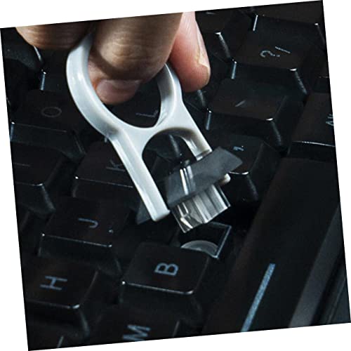 TOYANDONA 1Set Electronics Cleaning Kit Multipurpose Tool for Earphones Headphones and Keyboards with Soft Brush Keycap Puller and Cleaning Cloth Holder for Home and Office