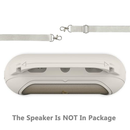 Silicone Cover Case for Beats Pill 2024 Wireless Bluetooth Speaker | Protective Stand Holder for Beats Pill Bluetooth Speaker Accessories With Should Strap (Gray Case) - color: Gray Case
