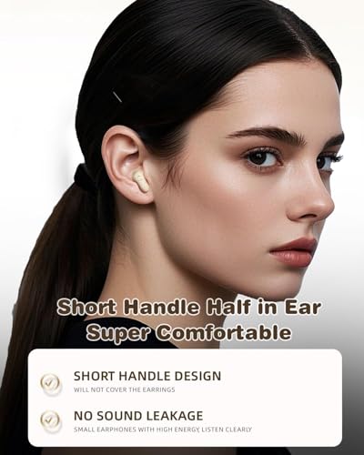 2 Pairs Invisible Small Mini Earbuds Wireless Bluetooth Sleep Hidden Headphones Sleeping Micro Smallest Discreet Tiny Low Profile Earbud Earphone Ear Buds for Small Ear Canal Women, Work, Side Sleeper - color: Purple
