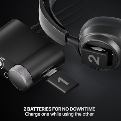 SteelSeries Arctis Nova Pro Omni - Hi-Res Wireless Gaming Headset, 96kHz/24bit, ANC, ClearCast Pro Mic, AI Noise Rejection, Mobile App, Mix 2.4GHz + BT, OmniPlay PC+PlayStation+Xbox - Graphite - color: Graphite - Exclusive