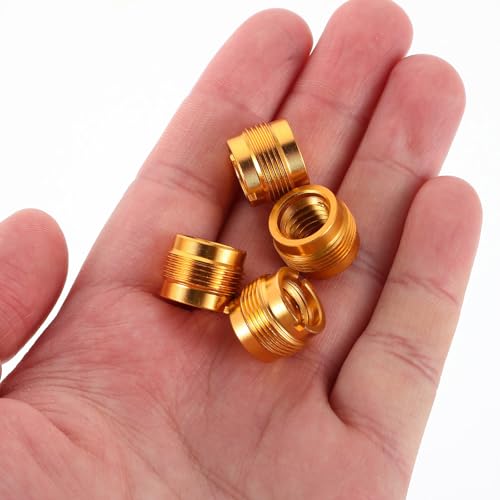 8pcs Metal Microphone Adapter Set 3/8" Female to 5/8" Male Thread Adapter for Mic Stand with Noise Reduction and Secure Fit, Unique Design for Microphone Mounts and Shock Mount