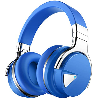 Million Sold 10 Years Classic E7 Active Noise Cancelling Headphones with Upgraded Noise Cancellation, Bluetooth Headphones Wireless with HD Sound Vivid Deep Bass, for Home Office Travel Gift Pcs - color: Blue, style: E7 Wireless Active Noise Cancelling He