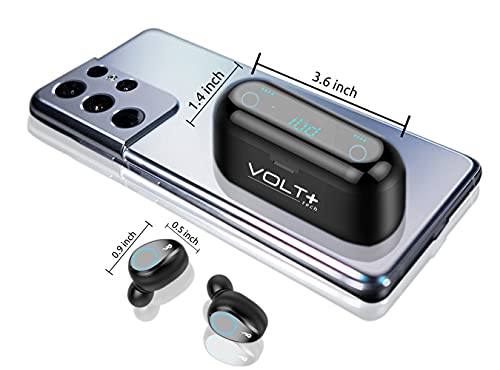Wireless V5.3 Bluetooth Earbuds Compatible with Samsung Galaxy Z Fold 5 IPX6 Super Bass Plus 24Hrs Charging Travel Case for in-Ear Headphones