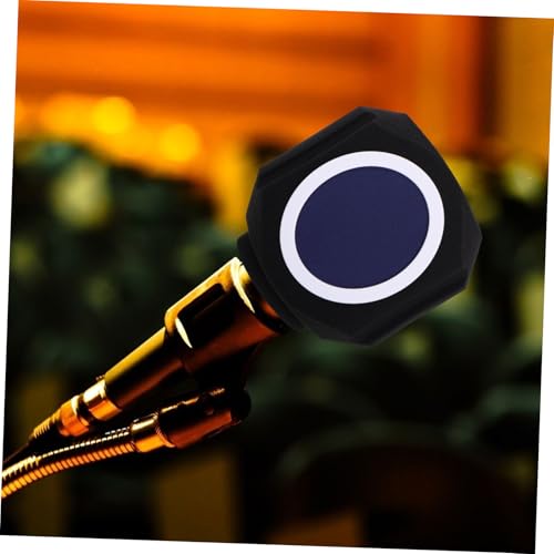 UPKOCH Portable Microphone Isolation Booth Condenser Microphone Cover Soundproof Pop Filter Shield Wind Noise Reduction Karaoke Mic Baffle