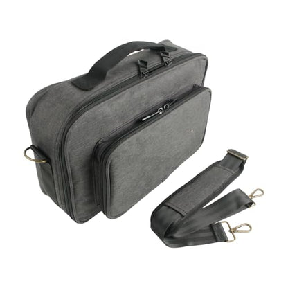 Effects Pedal Carrying Bag, 10mm Padding Multi Pockets Guitar Effects Pedal Case with Adjustable Strap and Water Proof Fabric, for Line 6 (S) - size: S