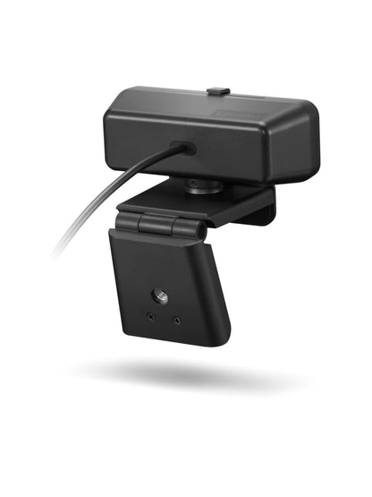 Lenovo 310 FHD Webcam, 1080p, FHD Resolution @30 FPS, Plug-and Play USB Connectivity, 1.8M Cable, 2 Integrated Microphones, External Privacy Shutter, Black - color: Black, style: 310 FHD
