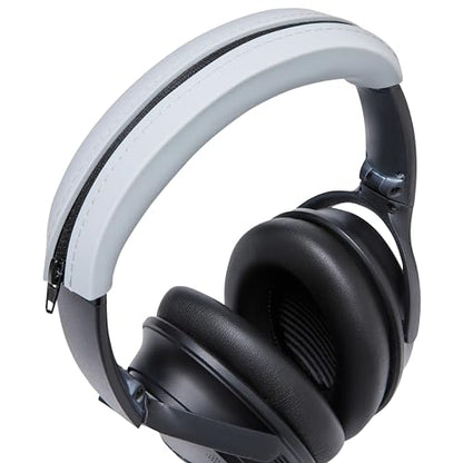 WC BandZ QC35 - Silicone Headband Cover for Bose QuietComfort 35, 35ii & 45 | Made by Wicked Cushions | Also fits QC 2023 & More, Enhanced Style & Sweat Protection | Silver - color: Silver