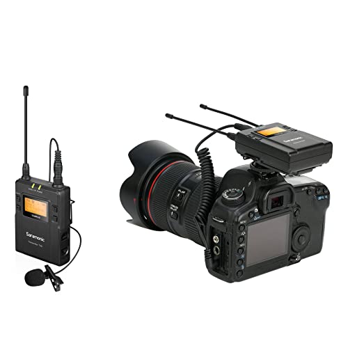 Saramonic UwMIC9 96-Channel Digital UHF Wireless Lavalier Microphone System, Includes RX9 Portable Receiver, TX9 Bodypack Transmitter