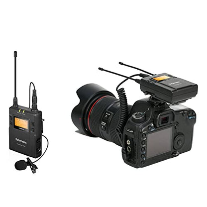 Saramonic UwMIC9 96-Channel Digital UHF Wireless Lavalier Microphone System, Includes RX9 Portable Receiver, TX9 Bodypack Transmitter