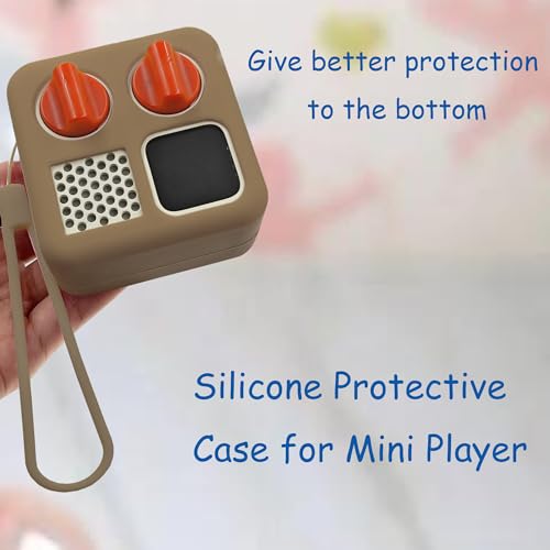 Silicone Case for Yoto Mini Player (Brown) - color: Brown