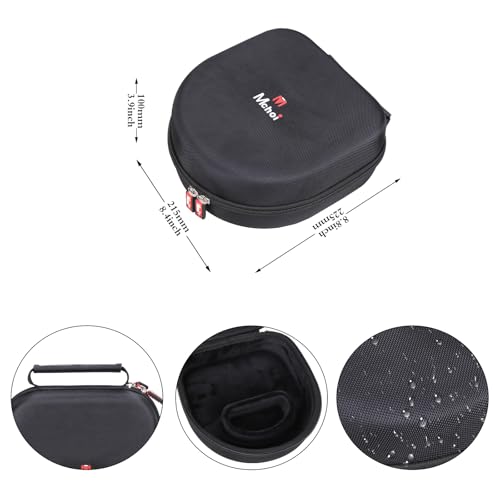 Hard Carrying Case Fits for Turtle Beach Stealth 600/700 Gen 2 Wireless Gaming Headset, Shockproof Waterproof Black Travel Gaming Headset Protective Case (All Black)
