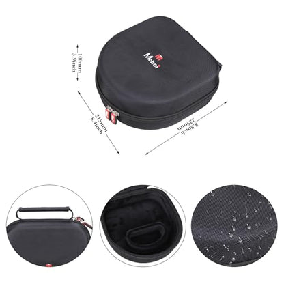 Hard Carrying Case Fits for Turtle Beach Stealth 600/700 Gen 2 Wireless Gaming Headset, Shockproof Waterproof Black Travel Gaming Headset Protective Case (All Black)